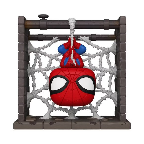 Funko Pop Spider-Man Vinyl Figure with Web Trap Display Collectible - Picture 1 of 2